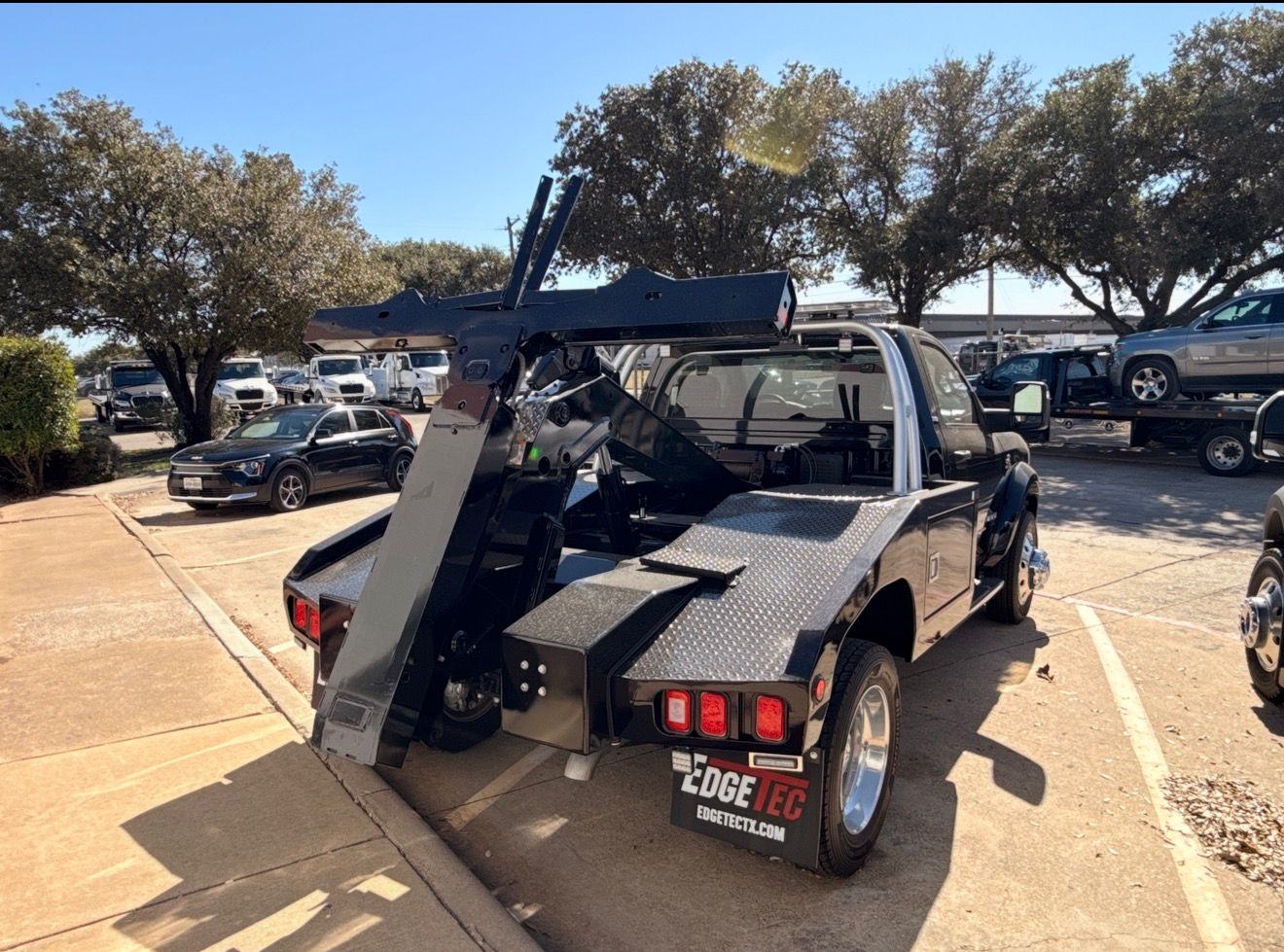 Texas Towing wrecker equipment and truck
